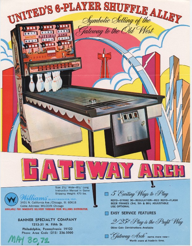 rgcpinball.com - United Gateway Arch